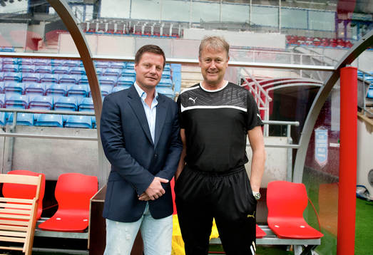 Helsingborgs nya tränare Åge Hareide gjorde sin första