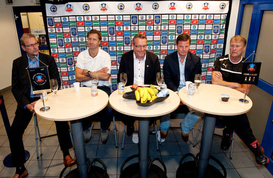 Helsingborgs nya tränare Åge Hareide gjorde sin första