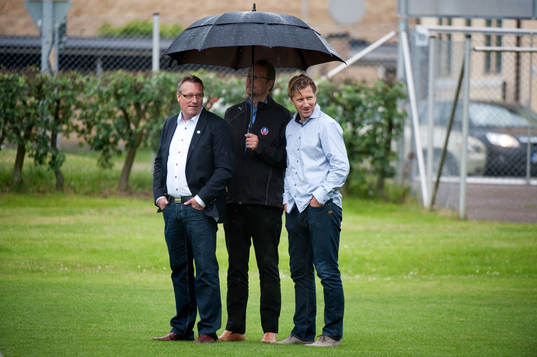 Helsingborgs nya tränare Åge Hareide gjorde sin första
