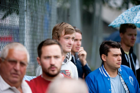 Helsingborgs nya tränare Åge Hareide gjorde sin första