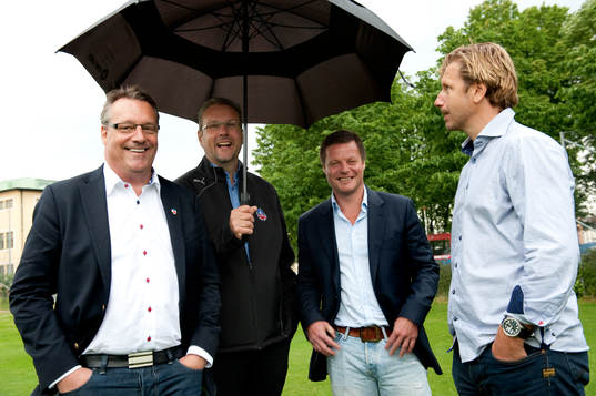 Helsingborgs nya tränare Åge Hareide gjorde sin första