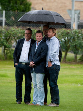 Helsingborgs nya tränare Åge Hareide gjorde sin första