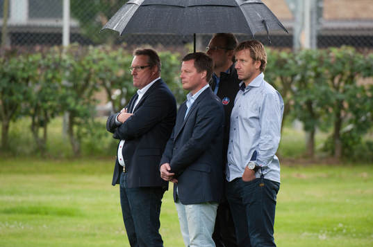 Helsingborgs nya tränare Åge Hareide gjorde sin första
