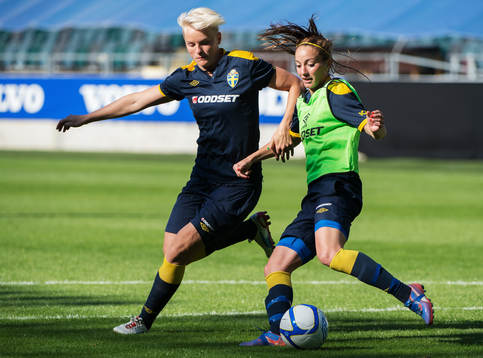Nilla Fischer, Kosovare Asllani, Sverige
