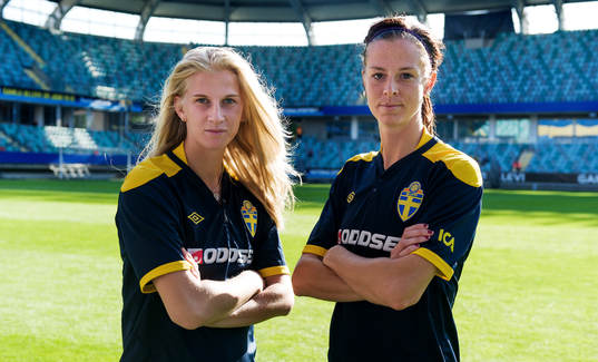 Sofia Jakobsson och Lotta Schelin