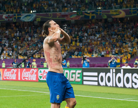 Bläddra bland fler bilder av Fotboll, EM 2012, Sverige A - Frankrike