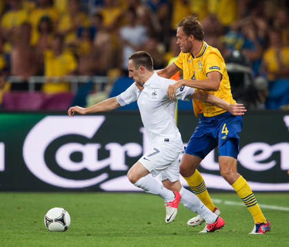 Franck Ribery, Frankrike, Andreas Granqvist, Sverige