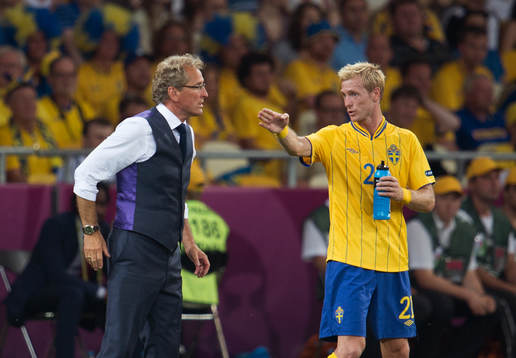 Erik Hamrén, förbundskapten, Christian Wilhelmsson,