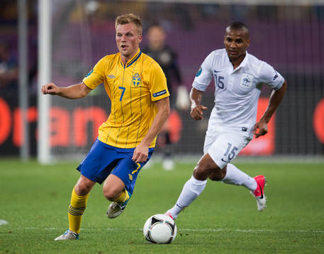 Sebastian Larsson, Sverige. Florent Malouda, Frankrike