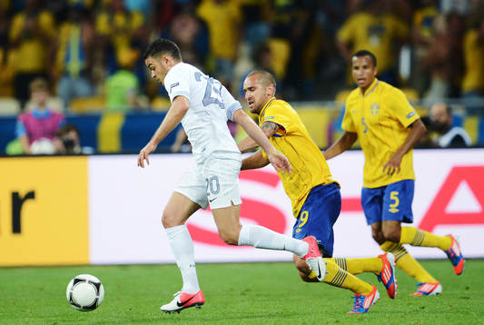 Hatem Ben Arfa, Frankrike, och Emir Bajrami, Sverige