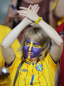 Ett svenskt fan, supporter