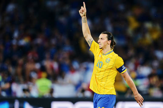 Zlatan Ibrahimovic, Sverige, jublar