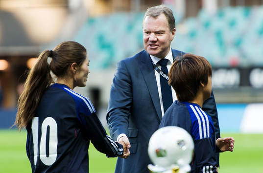 Karl-Erik Nilsson, ordförande Svenska fotbollförbundet,