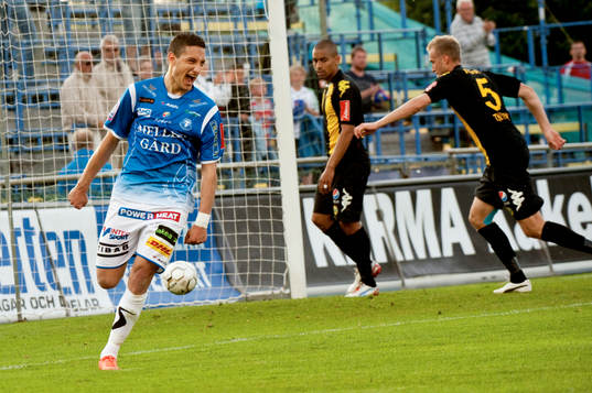 Mohamed Ramadan, Trelleborg gör 2-1. Jubel