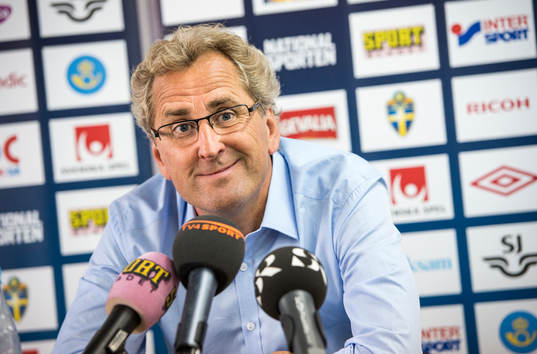 Erik Hamrén, förbundskapten håller sista