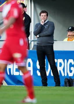 Jens Gustafsson, tränare Halmstad