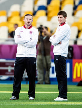 Wayne Rooney och Steven Gerrard