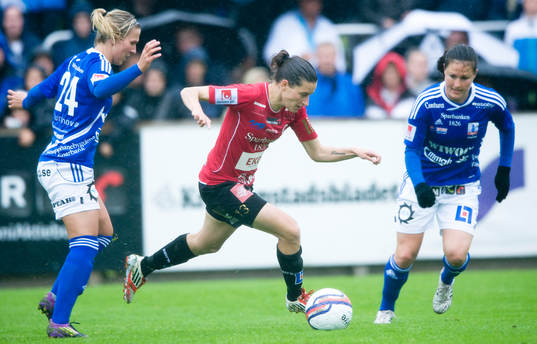 2-målsskytten Johanna Rasmussen, Kristianstad