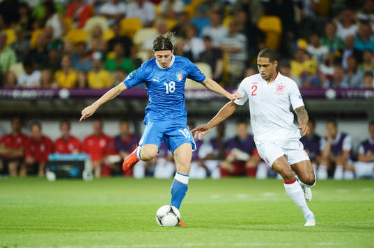 Riccardo, Montolivo, Italien och Glen johnson, England