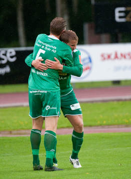 Joakim Runnemo, Ljungskile. Jubel vid 1-0