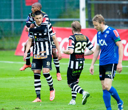 2-2 Luka Mijaljevic, Landskrona, som även gjorde BoIS