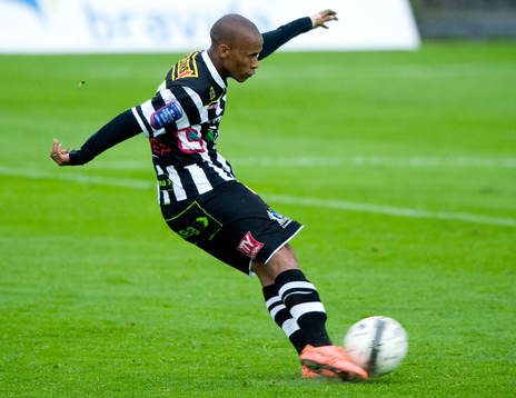 Bradley Ralani, Landskrona, skjuter, skott