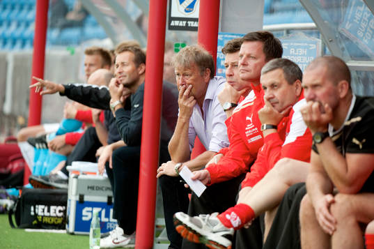 Åge Hareide, Helsingborg, Tränare. Stefan Schwarz,