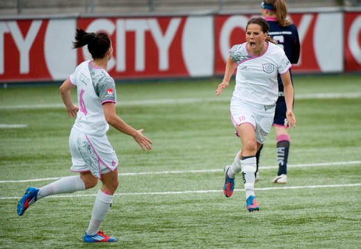 Sara Björk Gunnarsdottir, Malmö. 1-1. Jubel