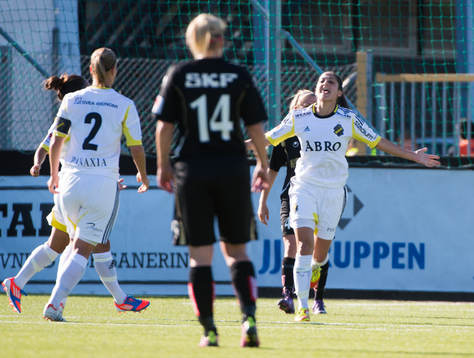 Susan Varli, AIK, gör 0-1, jubel