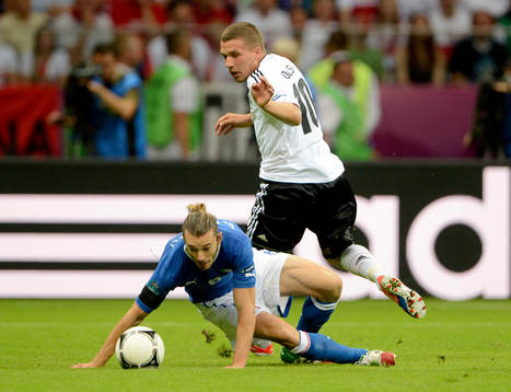 Federico Balzaretti, Italien och Lukas Podolski, Tyskland