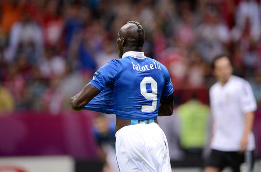 Mario Balotelli, Italien, jubel