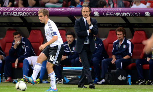 Cesare Prandelli, förbundskapten, Italien, nöjd