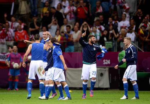 Antonio Nocerino, Italien  jubel