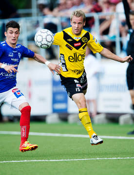 Amir Suljic, Åtvidaberg, och Andreas Klarström, Elfsborg,