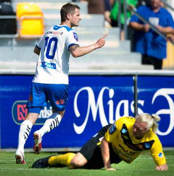 0-1, Gunnar Heidar Thorvaldsson, Norrköping, Robin