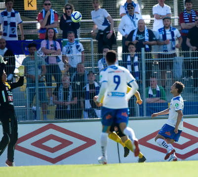 0-2 Shpetim Hasani, Norrköping som lobbar över Mattias