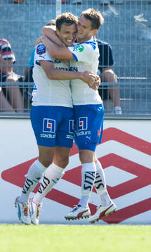 0-2 Shpetim Hasani, Norrköping som grattas av Gunnar