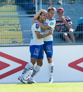 0-2 Shpetim Hasani, Norrköping som grattas av Gunnar