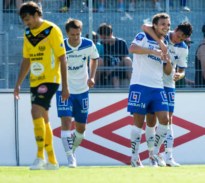 0-2 Shpetim Hasani, Norrköping som grattas av Gunnar