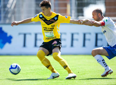 Haris Radetinac, Mjällby och Mattias Florén, Norrköping
