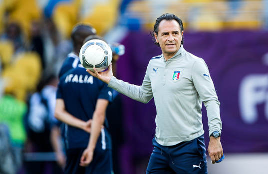 Italien tränar