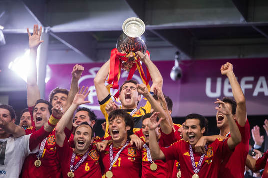 Bläddra bland fler bilder av Fotboll, EM 2012, Final, Spanien - Italien