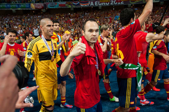 Fotboll, EM 2012, Final, Spanien - Italien