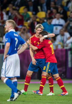 Fernando Torres kramar om Jordi Alba, Spanien