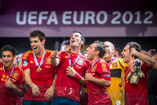 Spanien, glädje, jubel, EM.segrare