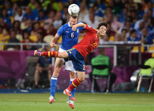 Federico Balzaretti, Italien och David Silva, Spanien
