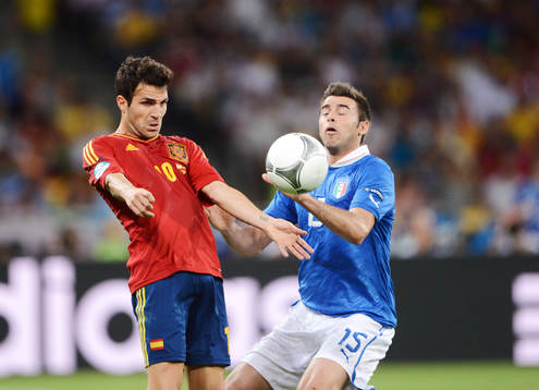 Antonie Cassano, Spanien och Andrea Barzagli, Italien