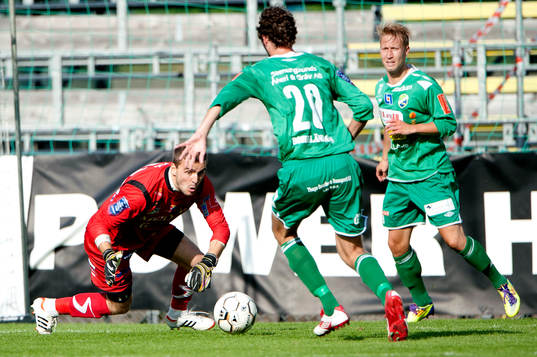 Zlatan Azinovic, målvakt, Trelleborg, Tobias Mikaelsson,