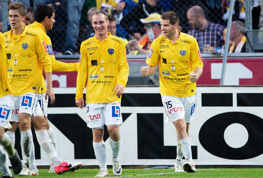 Stefan Rodevåg, Falkenberg, jubel, 1-1