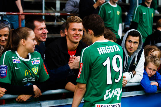 Branimir Hrgota, Jönköping tackar sina supportar